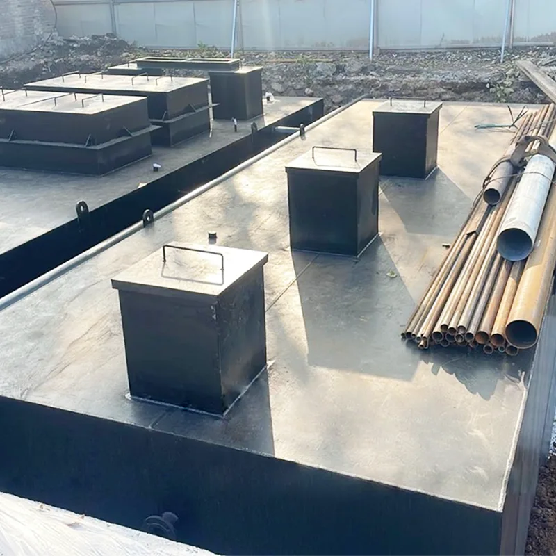 Малкомащабно децентрализирано оборудване за заровена битова канализация