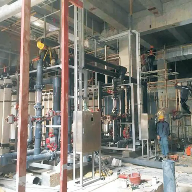 Цех за пречистване на вода на място